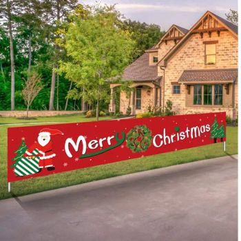 Customize Christmas Decorations Couplet Porch Banners for Hanging Xmas Home Wall Indoor Outdoor Holiday Party Decorate - Linyi Aozhan Import and Export Co., Ltd. - China