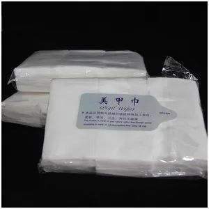 Nail Art Wipes Cotton 4x4cm Toe Finger EverlastingBeauty ISO9001 MOQ5000 15D - Everlasting Beauty Co., Ltd - China