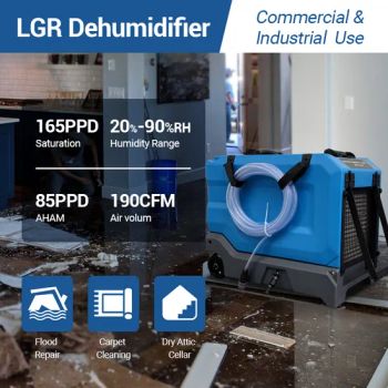 Preair LGR85E 85-165Pints Water Damage Dehumidifier 10-20Kg/H Auto R32 190cfm WiFi 1Y - Zhejiang PREAIR Electrical Appliance Industry Co., Ltd. - China