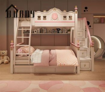 Kids Twin Bed Furniture Bed Wooden Bunk Beds Kids Bunk Beds Set - FOSHAN BUDDYHOME HOUSEWARE CO., LTD. - China