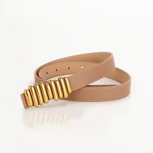 Fashion Trend Belt Lady Decoration with Pants Skirt Business All Match PU Leather New Custom Buckle Belt - Dongguan Humen Futuo Accessories Factory - China