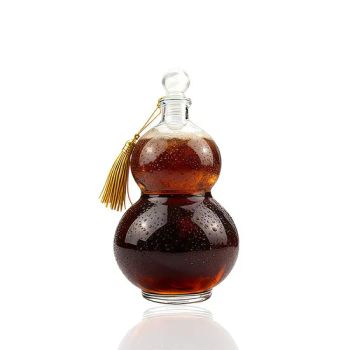 1000ml Gourd Shaped Glass Liquor Bottle Unique Drinking Container for Wine Making Whisky Vodka Brandy Storage - Xuzhou Yanjia Glassware Co., Ltd. - China