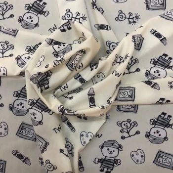 Textile Fabric Wholesale Printed Supplier Tencel 100 Polyester Interlock Jersey Fabric Fabrics Net for Clothing - Ningbo Wokailian Textile Co., Ltd. - China