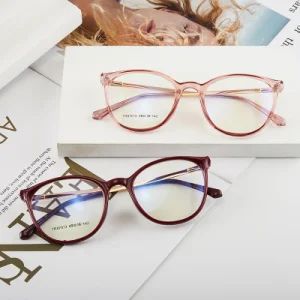 New Retro Round Anti-Blue Light Blue Light Blocking Optical Fashion Women Anti Blue-Ray Eye Glasses Eyeglasses Frames - Wenzhou Maysun Technology Co., Ltd. - China