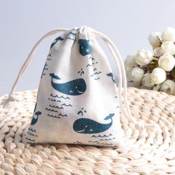 Recycled Cartoon Print Cotton Promotional Bags Origin China HS Code 4202220000 Suit for Promotion Pattern with Pattern Model NO. - NINGBO UNIVERSAL CRAFT CO., LTD. - China