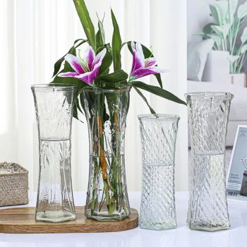 Creative Clear Vases Table Decoration Vase for Dried Flowers Transparent Glass Crystal Flowers Vases - Ningbo Yuheng Medical Equipment Company Ltd - China