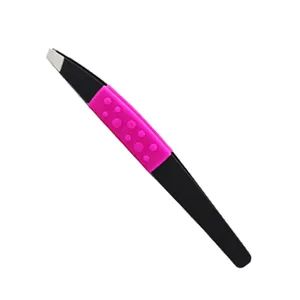Stainless Steel Silicone Grip Eyebrow Tweezers - Guangdong Fangling Industrial Co., Ltd. - China