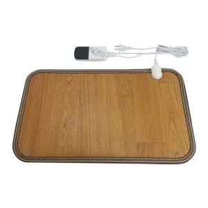 50X30cm Leather Heating Foot Mat Warmer Electric Heating Pads Feet Leg Carpet for Home Office with Temperature Controller - Hefei Minco Heating Cable Co., Ltd. - China