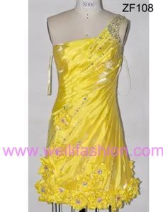 Cheap Short Applique Pleated Beading Satin Cocktail Dresses Model NO. ZF108 OEM Number 340178 Min. Order: 10 Pieces Payment Terms: T/T, Western Union - Weili Evening Dress Co., Ltd. - China