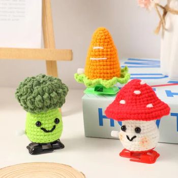 Cute Animal Shaped DIY Crochet Kit-Handmade Sewing & Weaving Toys & Succulent Plants with Walking Dog Design Cotton Acrylic Yarn - Ningbo Hardwork Art & Craft Co., Ltd. - China