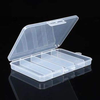 Transparent Plastic Fishing Tackle Lure Box Semi-Clear PVC Craft Storage Box with Two Trays - Hangzhou Moli Molimeng Trading Co., Ltd. - China