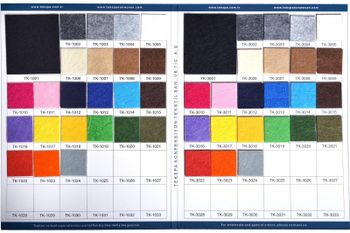 1 MM and 3 MM Felt (A lot of colour) - TEKSPA - Turkey