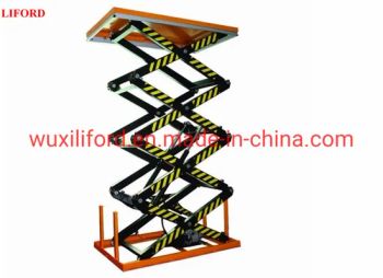 Capacity 400/800kg Electric Lifting Four Scissors Lift Table for Sale - Wuxi Liford Import and Export Co., Ltd. - China