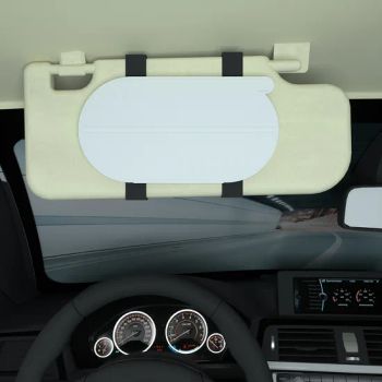 LED Light Vanity Sun Visor Car Makeup Mirrors Hanging - Shinningpc Industrial Co., Ltd. - China