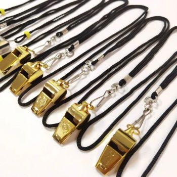 New Cheap Emergency Stainless Steel Keychain Necklace Metal Whistle - Hai Yang International Limited - China