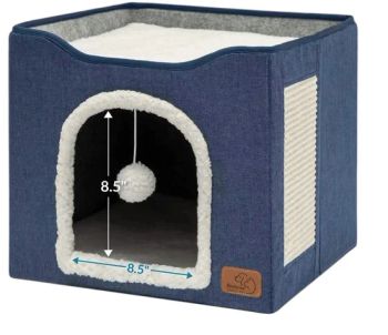 Stylish Foldable Double Layer Cat Scratcher House with Fun Animal Prints - Monica Technology (Shenzhen) Co., Ltd. - China