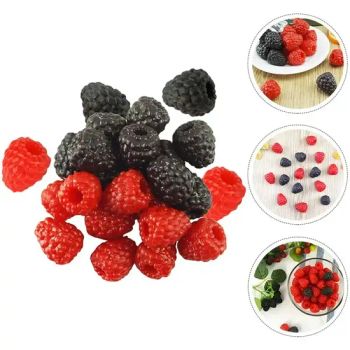 Promotional 10PCS Simulation Raspberry Artificial Fruit Fake Home Display Props Decoration - GOOD SELLER CO., LTD - China