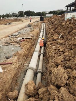 Drainage Line Construction Services sskilled technician payment offline/online Pipeline Type Sewer Pipeline service location - K V S Constructions & Services - India