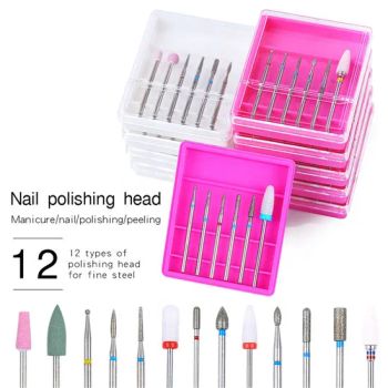 Professional Nail Equipment Ceramic Carbide Nail Polishing Drill Bit Set for Manicure - Guangzhou Skyrann Electronic Tech Co., Ltd. - China