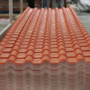 Premium PVC UPVC Synthetic Resin Corrugated Roof Tile with Resin Insulation - Song New Material Technology Co., Ltd - China