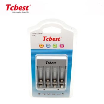 High Quality NiMH Battery Charger for Recharge AA AAA 9V NiMH NiCd Battery Efficiency Rechargeable AA AAA NiMH NiCd Batteries Charger - Shenzhen Tcbest Battery Industry Co., Ltd. - China