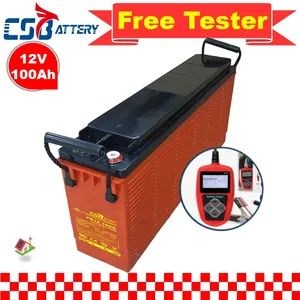 Csbattery 12V100ah Slim Sunny Battery Pack for Medical/Golf-Cart/Sump&Sewage-Pumps/Cranking-Boat/Vs: Trojan/Fiamm/Amy - CSBattery Energy Co., Limited - China