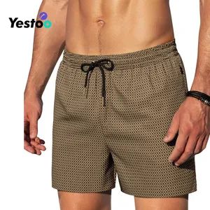 Mens 5" Vintage Swim Trunks Bathing Suits with Mesh Lining Quick Dry Swim Shorts Swimsuits - Amoy Yestoo Apparel Co., Ltd. - China