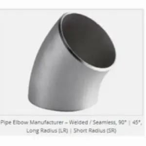 Ss Butt Welded Pipe Fittings, WPS304 , 304L , 316 , 316L , 317 , 321 , 310 , 904 , 347 ETC - Nippen Tubes - India