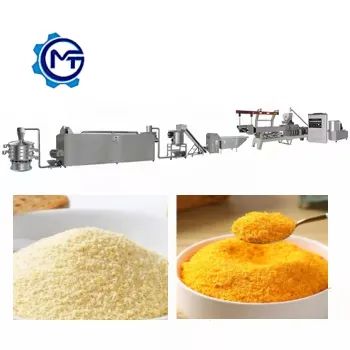 Panko Japanese Bread Crumbs Making Machine Chicken Nugget Bread Crumbs Coating Machine - JINAN MT MACHINERY & EQUIPMENT CO., LTD. - China