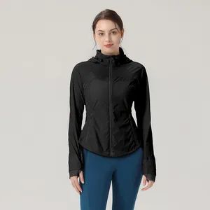 Custom Logo Tiktok Trendy Lulu Fashion Sun Protection Skin Clothing Woman Upf50 Outdoor Athletic Jacket - Dongguan Ume Trade Co., Ltd. - China