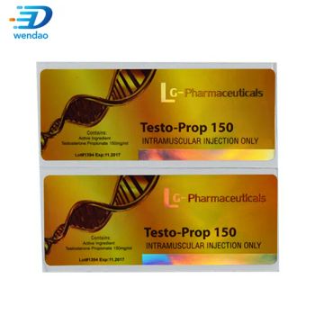 Custom Laser 10ml Hologram Steroid Pharma Brand Vial Labels for Steroid Bottle Packaging - Guangdong Wendao Import & Export Co., Ltd. - China
