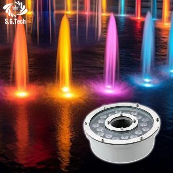 Water Crown Factory Direct Sales Fountain Equipment Underwater LED Fountain Light - Guangzhou Hongshida Biotechnology Co., Ltd. - China