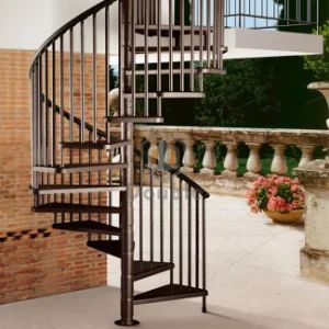 Antique Outdoor Stairs Hot Galvanizing Metal Spiral Staircase - Double Building Materials Co., Ltd. - China