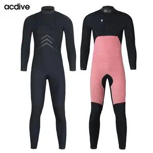 Fast Shipping Chest Zipper Super Stretchy 3/2mm Cr Neoprene Kite Surfing Free Diving Adult Tape Sealed Full Wetsuit - Shanghai Acdive Technology Co., Ltd. - China