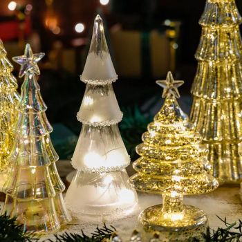 Wholesale Price OEM Manufacturer Personalized Home Holiday Decors Gifts Crafts Custom Glass Blown Handmade Lighted Glowing Luminou - Yiwu Superstar Creation Company - China