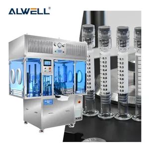 Automatic Plugging Injection High Speed Needle Liquid Medical Glass Syringe Filling Machine - Shanghai ALWELL Machinery Equipment Co., Ltd. - China