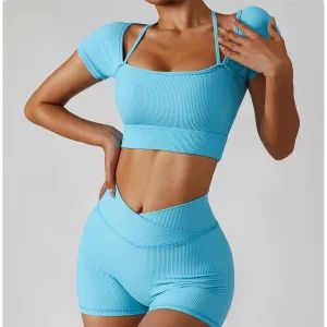 Hot Sale Zipper Yoga Set Activewear Sets Women Gym Fitness Sets - Skylark Network Co., Ltd. - China