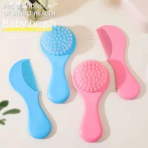 BPA Free High Quality Baby Hair Comb Brush Set Soft Plush Newborn - Guangdong RoRo Baby Products Co., Ltd. - China