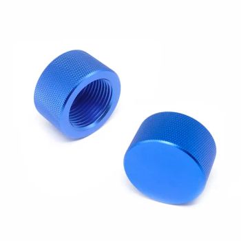 Customized Aluminum Brass Valve Caps Knurled Cover CNC Machining Parts Switch Control Knob for Car Air Conditioner Accessories - Dongguan Yubiao Hardware Co., Ltd. - China
