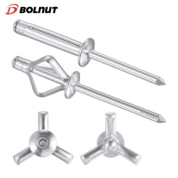 Tri-Grip Rivets, Aluminum Blind Rivets, Tri-Grip Boat and Kayak Rivets, Tri-Fold Rivets, Bulb Style Rivets - Bolnut Fastener Co., Ltd - China