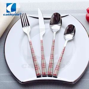 Cathylin 24PCS Plastic Handle Stainless Steel Dinner Cutlery Sets - Wenzhou Cathylin International Trade Co., Ltd. - China
