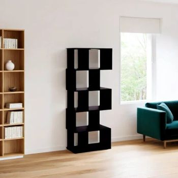 Modern Wooden Bookshelf Contemporary Bookcases for Office Living Room Organization - Qingdao Jiamujia Wood Industry Co., Ltd. - China