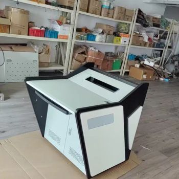 CNC Punching Processing Graphics Integration Steel PLC Control Room Console - Hangzhou Biaoma Electrical Appliance Co., Ltd - China