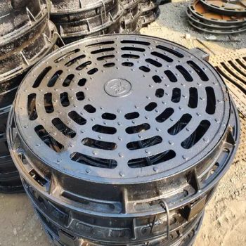 Manhole Cover Manhole Cover Size, Heavy-Duty Cast Iron Manhole Cover En124 A15 Frame Eb13008 - Shandong Hangxing International Trade Co., Ltd - China