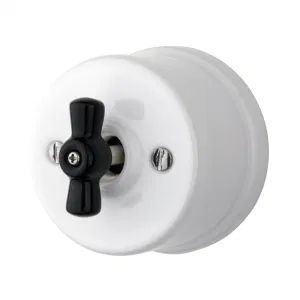 Porcelain Retro Vintage Surface Mounted Rotary Wall Switches Condition New Warranty 2 Years Trademark keruida Model NO. - Fuzhou Keruida Electric Porcelain And Appliance Co., Ltd. - China