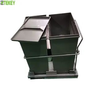 Tekey JC221 Dark Grey ABS+PP Kitchen Bin 52x44x52CM Eco-Friendly 1Y - Guangzhou Huadu District Tekey Manufacturing Factory - China