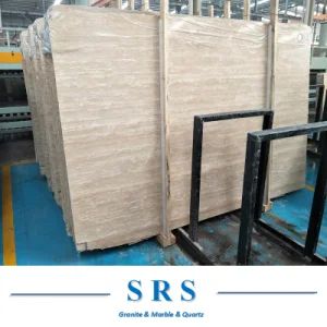 Natural Beige/Yellow/Coffee Travertine Marble Flooring, Fireplace, Travertine - XIAMEN SRS TRADING CO., LTD. - China
