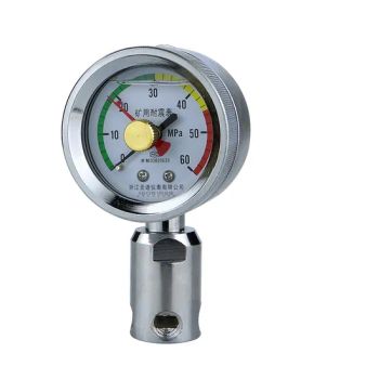 High Quality Mine Pressure Gauges 2.5" 600bar 800bar DN10 Double Needle Manometer - Zhejiang Shengdi Instrument Co., Ltd. - China