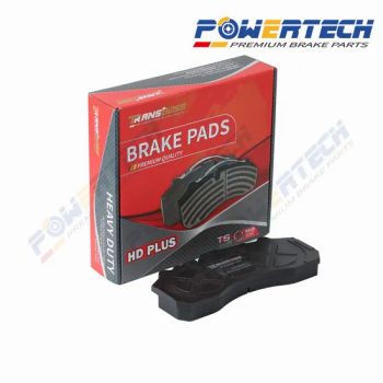 Low Metal Ceramic Heavy Duty Comercial Vehicles Spare Parts Truck Brake Disc Pads Brake with Emarks Chinese Famous Factory OE Qual - Qingdao Powertech Auto Parts Co., Ltd. - China