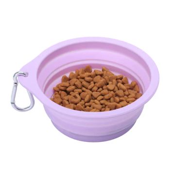 BPA Free Collapsible Silicone Pet Dog Water Bowls Portable Outdoor Camping & Walking Folding Feeders for Traveling - Xiamen Newtop Material Company - China